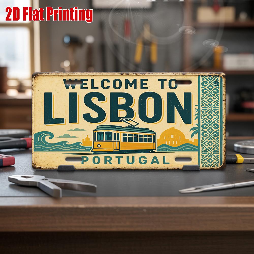 D Flatpc Lisbon Tram Street Scene Metal Sign Decorative Plaque x Vintage Aluminum Sign for Cafe Wall Studio Decor 15x30cm(5.9x7.8inch)
D Flatpc Lisbon Tram Street Scene Metal Sign Decorative Plaque x Vintage Aluminum Sign for Cafe Wall Studio Decor 15x30cm(5.9x7.8inch)