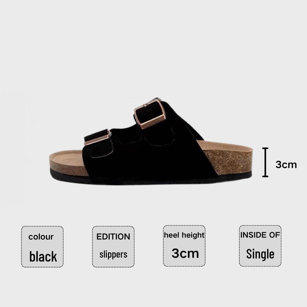 Женские сандалии из натуральной кожи с двумя ремешками и пряжками – Удобная ретро корковая подошва, пляжная обувь 38
Женские сандалии из натуральной кожи с двумя ремешками и пряжками – Удобная ретро корковая подошва, пляжная обувь 38