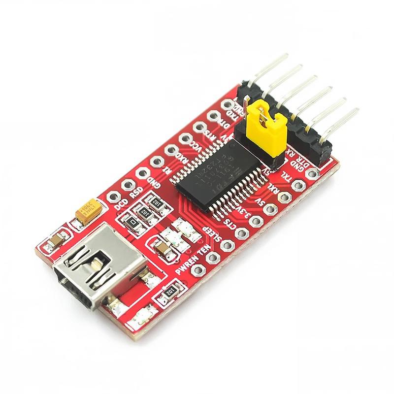 FT232RL FTDI USB 3.3V 5.5V to TTL Serial Adapter Module for Arduino FT232 Pro Mini USB TO TTL 232
FT232RL FTDI USB 3.3V 5.5V to TTL Serial Adapter Module for Arduino FT232 Pro Mini USB TO TTL 232