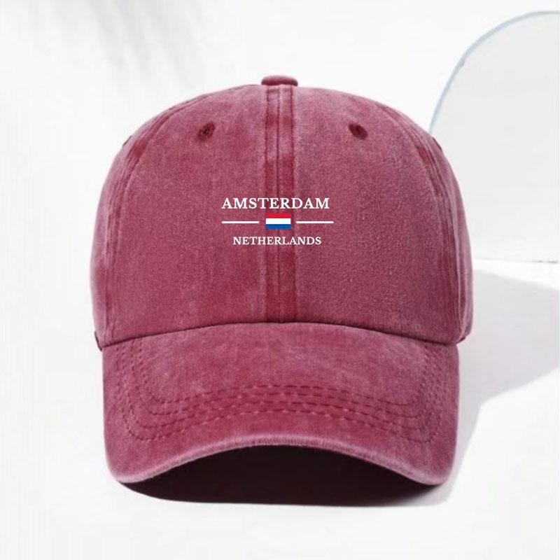 Амстердамская washed cotton бейсболка Винтажная потертая Сувенир для путешествий Регулируемая кепка snapback Унисекс Нидерланды Туристический подарок розы красного
Амстердамская washed cotton бейсболка Винтажная потертая Сувенир для путешествий Регулируемая кепка snapback Унисекс Нидерланды Туристический подарок розы красного
