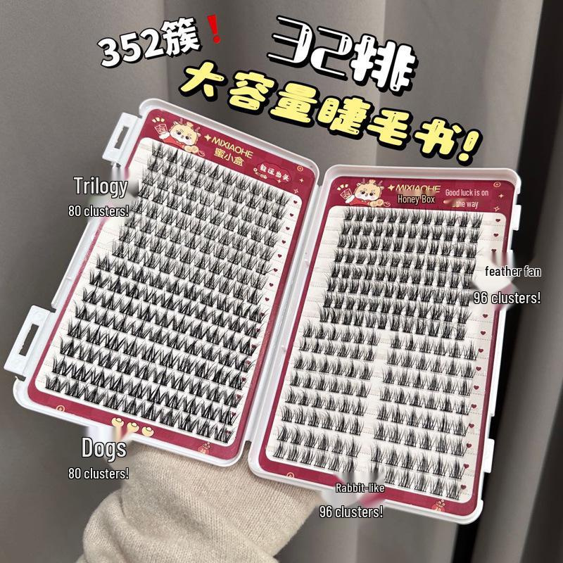 New Year s Release: Honey Little Box - 32-Row Large Capacity Eyelash Book with 3D Feather Fan Mixed Styles.
New Year s Release: Honey Little Box - 32-Row Large Capacity Eyelash Book with 3D Feather Fan Mixed Styles.