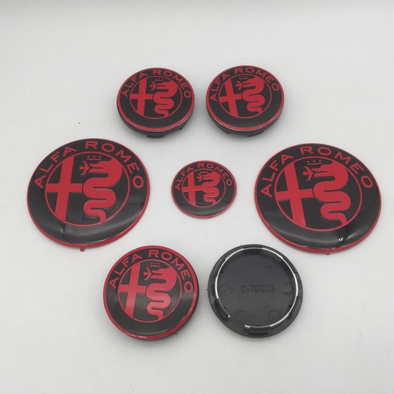 7pcs forAlfa Romeo 2x74mm 4x50mm cap 1x40mm Car front Hood badge rear Trunk emblem Wheel Cover caps Steering sticker Styling
7pcs forAlfa Romeo 2x74mm 4x50mm cap 1x40mm Car front Hood badge rear Trunk emblem Wheel Cover caps Steering sticker Styling