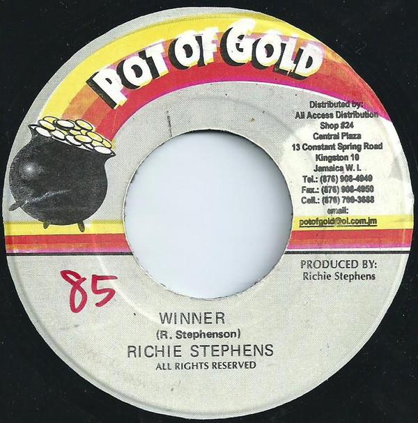 7inch Record RICHIE STEPHENS - Winner NONE Pot Of Gold 1998 Jamaica Reggae, Ska & Dub Used
7inch Record RICHIE STEPHENS - Winner NONE Pot Of Gold 1998 Jamaica Reggae, Ska & Dub Used