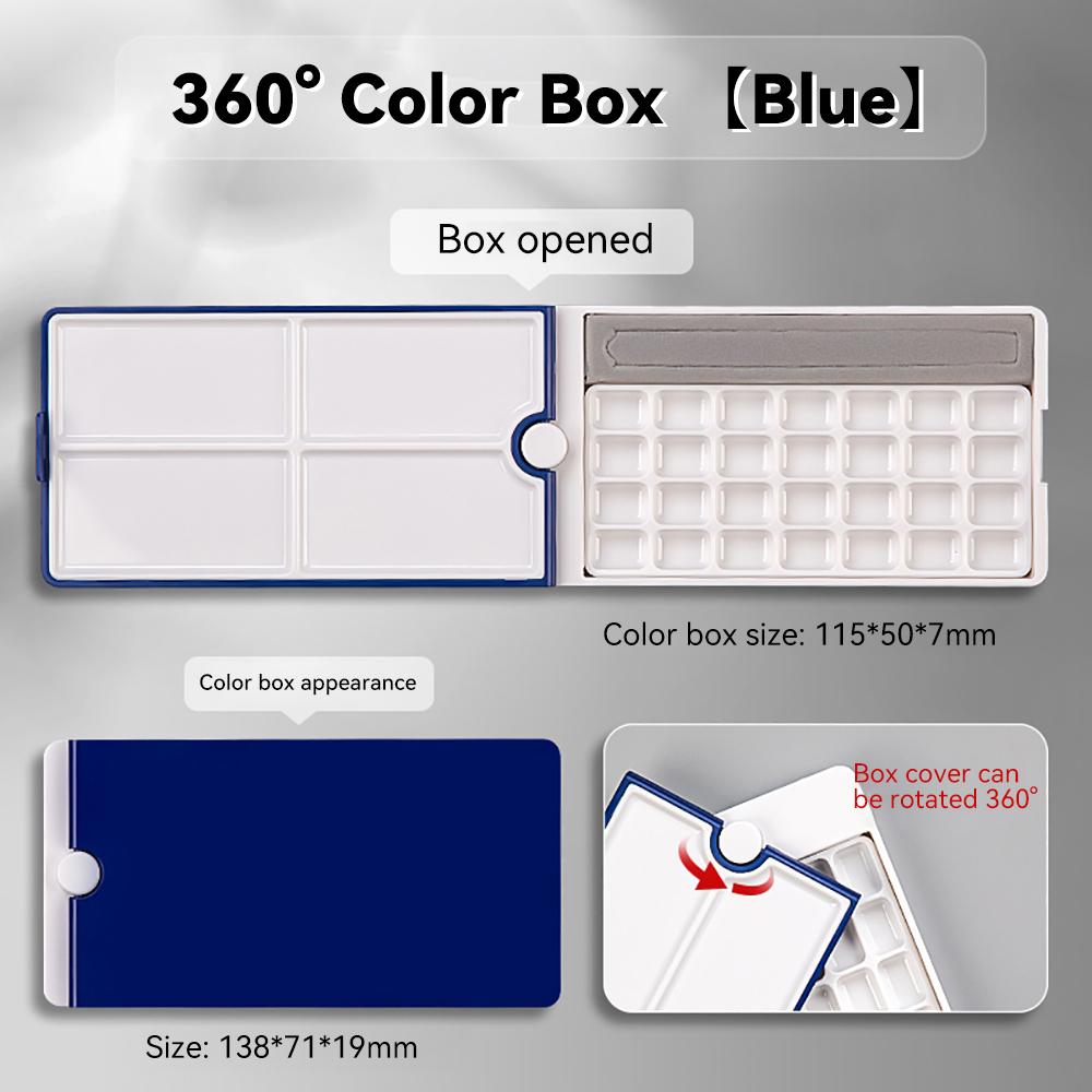 54Grid Watercolor Palette Empty Painting Paint Tray Box Multi-function Moisturizing Dispenser Box for Watercolor Acrylic Paints
54Grid Watercolor Palette Empty Painting Paint Tray Box Multi-function Moisturizing Dispenser Box for Watercolor Acrylic Paints