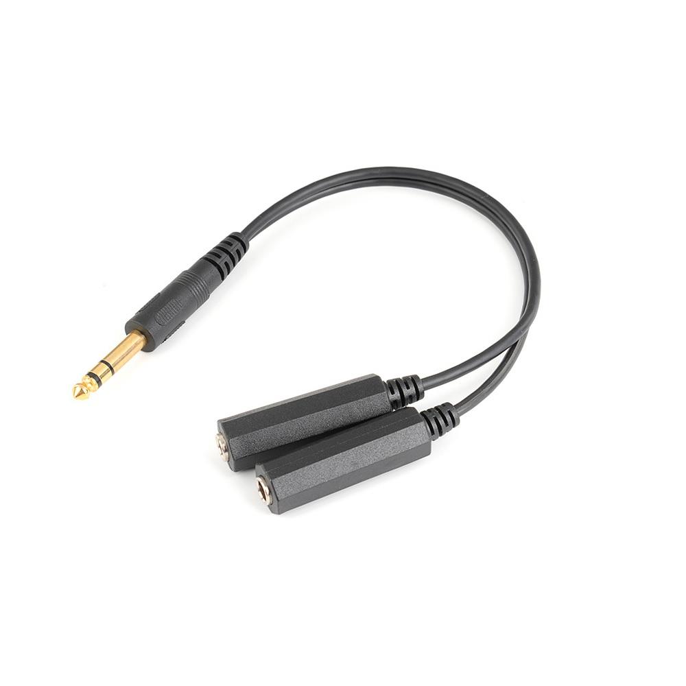 New 6.35mm Stereo Plug Male to Dual 1/4 6.35mm Jack Female Y Splitter Adapter Cable
New 6.35mm Stereo Plug Male to Dual 1/4 6.35mm Jack Female Y Splitter Adapter Cable