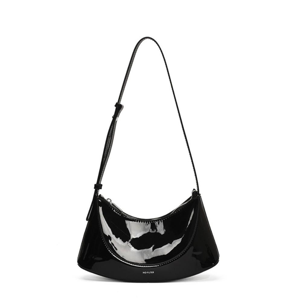 Versatile Half-Moon Crossbody Bag PU Leather Underarm Bag Casual PU Leather Shoulder Bag Party чорний
Versatile Half-Moon Crossbody Bag PU Leather Underarm Bag Casual PU Leather Shoulder Bag Party чорний