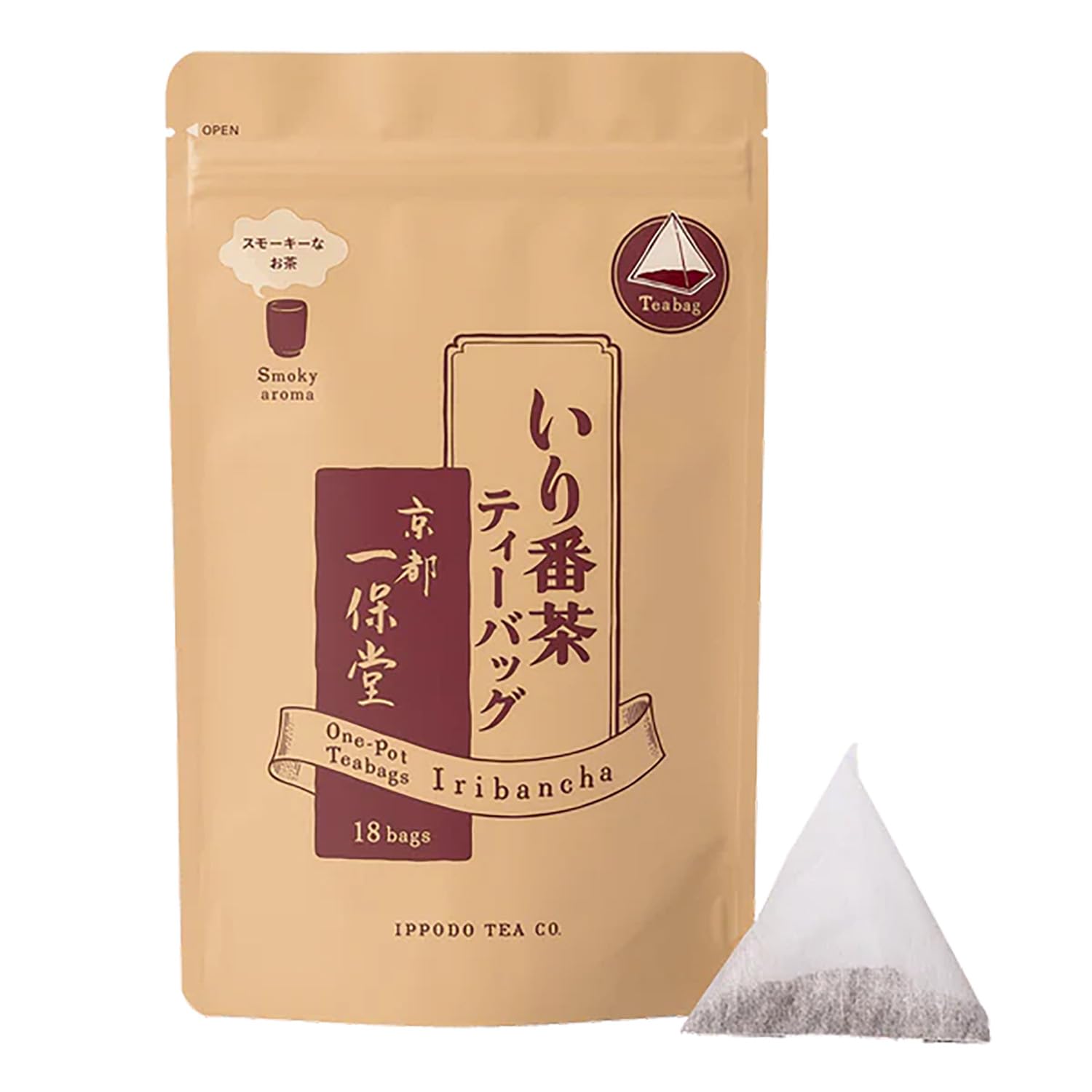 Ипподо Ирибancha Чайные пакетики Киото Банча (18 сумок) С дымным ароматом
Ипподо Ирибancha Чайные пакетики Киото Банча (18 сумок) С дымным ароматом