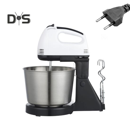 Миксеры для взбивания яиц, 7 скоростей, с чашей из нержавеющей стали, ручной миксер с крюком для теста, венчик для смешивания, венчик для выпечки торта, печенья EU
Миксеры для взбивания яиц, 7 скоростей, с чашей из нержавеющей стали, ручной миксер с крюком для теста, венчик для смешивания, венчик для выпечки торта, печенья EU