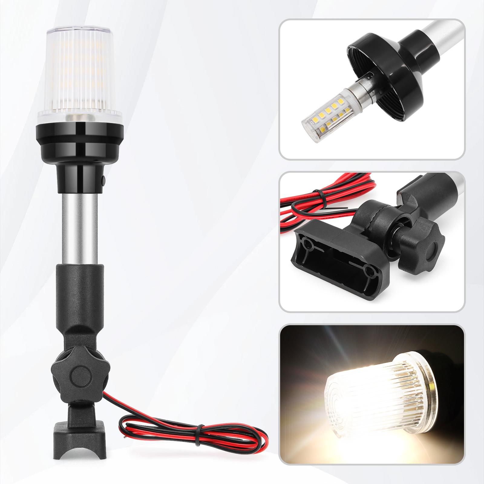 12V-24V LED Navigation Anchor Light Marine Boat Light Waterproof Yacht Sailing Navigation Signal Indicator Light All Round 180°
12V-24V LED Navigation Anchor Light Marine Boat Light Waterproof Yacht Sailing Navigation Signal Indicator Light All Round 180°