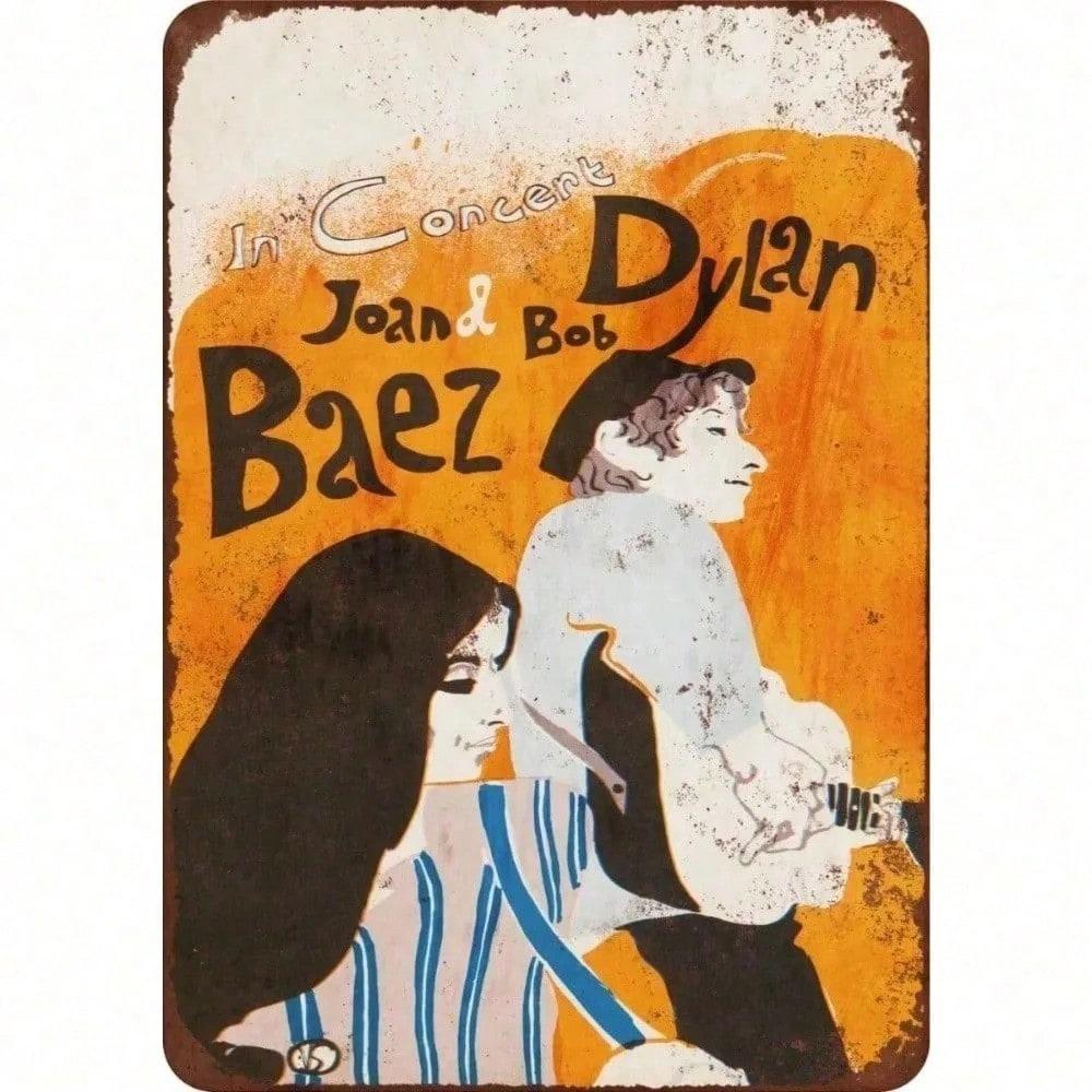 Retro Folk Music Tin Sign Bob Dylan Joan Baez Vintage Wall Art Decor For Bar Man Cave різнокольоровий
Retro Folk Music Tin Sign Bob Dylan Joan Baez Vintage Wall Art Decor For Bar Man Cave різнокольоровий