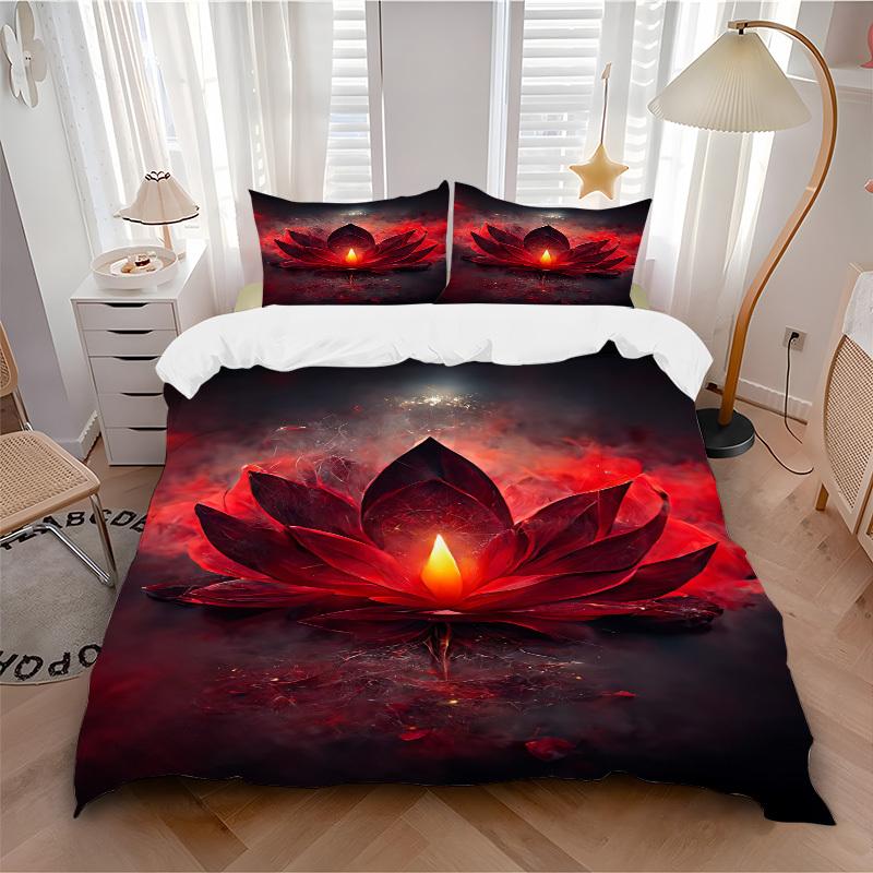 3pcs Lotus Bloom Soft Comfortable Bedding set, For Bedroom, Guest Room And Dorm, All - Season Use, High-Definition Printing182 135x200cm
3pcs Lotus Bloom Soft Comfortable Bedding set, For Bedroom, Guest Room And Dorm, All - Season Use, High-Definition Printing182 135x200cm