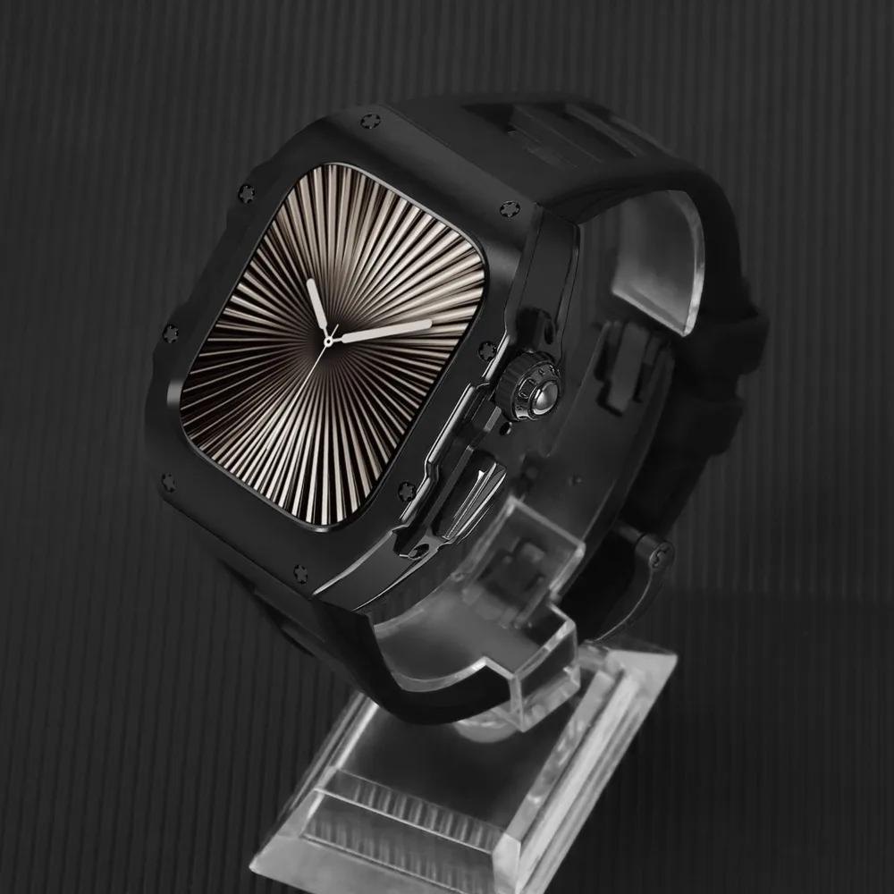 Набір ремінців з нержавіючої сталі+фторкаучуку для Apple Watch Ultra 3 2 1 49 мм Розкішний комплект для модифікації для iwatch Серії 11 10 46 мм 42 мм Series 11 10 42mm
Набір ремінців з нержавіючої сталі+фторкаучуку для Apple Watch Ultra 3 2 1 49 мм Розкішний комплект для модифікації для iwatch Серії 11 10 46 мм 42 мм Series 11 10 42mm