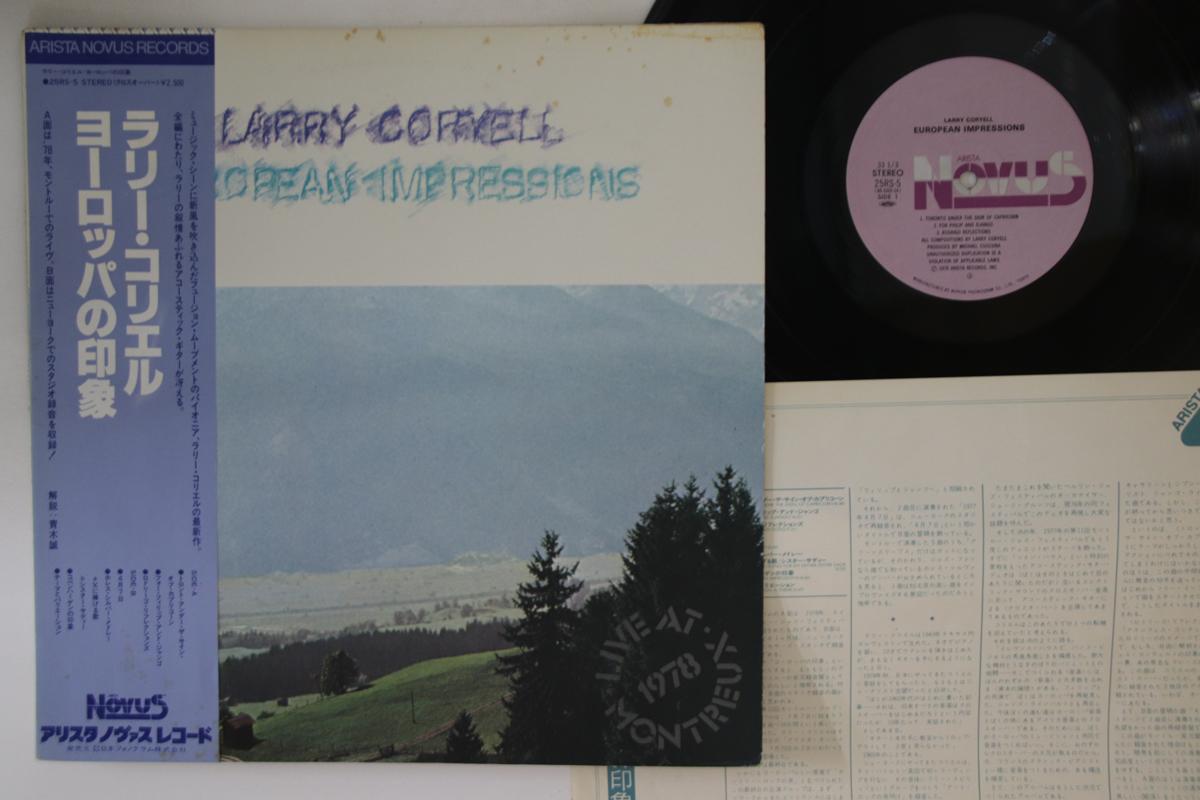 LP Record LARRY CORYELL - European Impressions 25RS5 ARISTA NOVUS 1978 Japan Obi Jazz Used
LP Record LARRY CORYELL - European Impressions 25RS5 ARISTA NOVUS 1978 Japan Obi Jazz Used