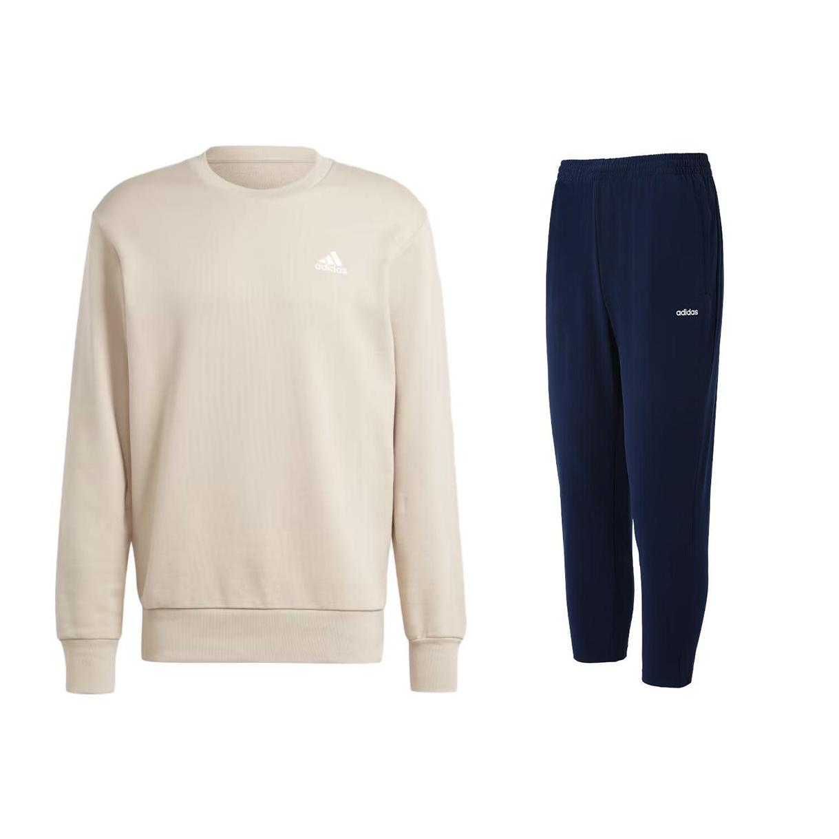 Adidas Comfortable Long Sleeve Crew Neck Sweatshirt And Elastic Pants Set Men Sweatshirt Set IJ6106+JJ0890 XS
Adidas Comfortable Long Sleeve Crew Neck Sweatshirt And Elastic Pants Set Men Sweatshirt Set IJ6106+JJ0890 XS