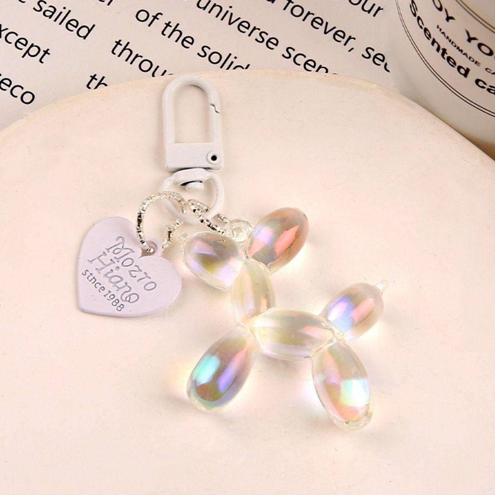 Dog Jelly Balloon Puppy Keychain Dazzling Colors Cartoon Puppy Pendant Unique Girls белый
Dog Jelly Balloon Puppy Keychain Dazzling Colors Cartoon Puppy Pendant Unique Girls белый