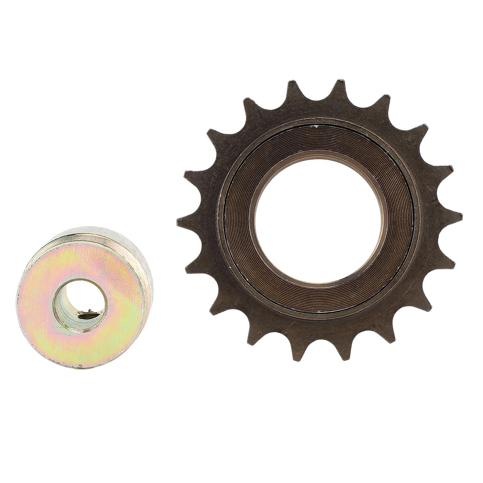 Single Speed Bike Freewheel 18T Threaded Bicycle Freewheel with 13mm Connector Cycling Replacement Accessory
Single Speed Bike Freewheel 18T Threaded Bicycle Freewheel with 13mm Connector Cycling Replacement Accessory