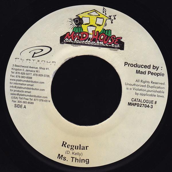 7inch Record MS. THING - Regular NONE Mad House 2003 Jamaica Reggae, Ska & Dub Used
7inch Record MS. THING - Regular NONE Mad House 2003 Jamaica Reggae, Ska & Dub Used
