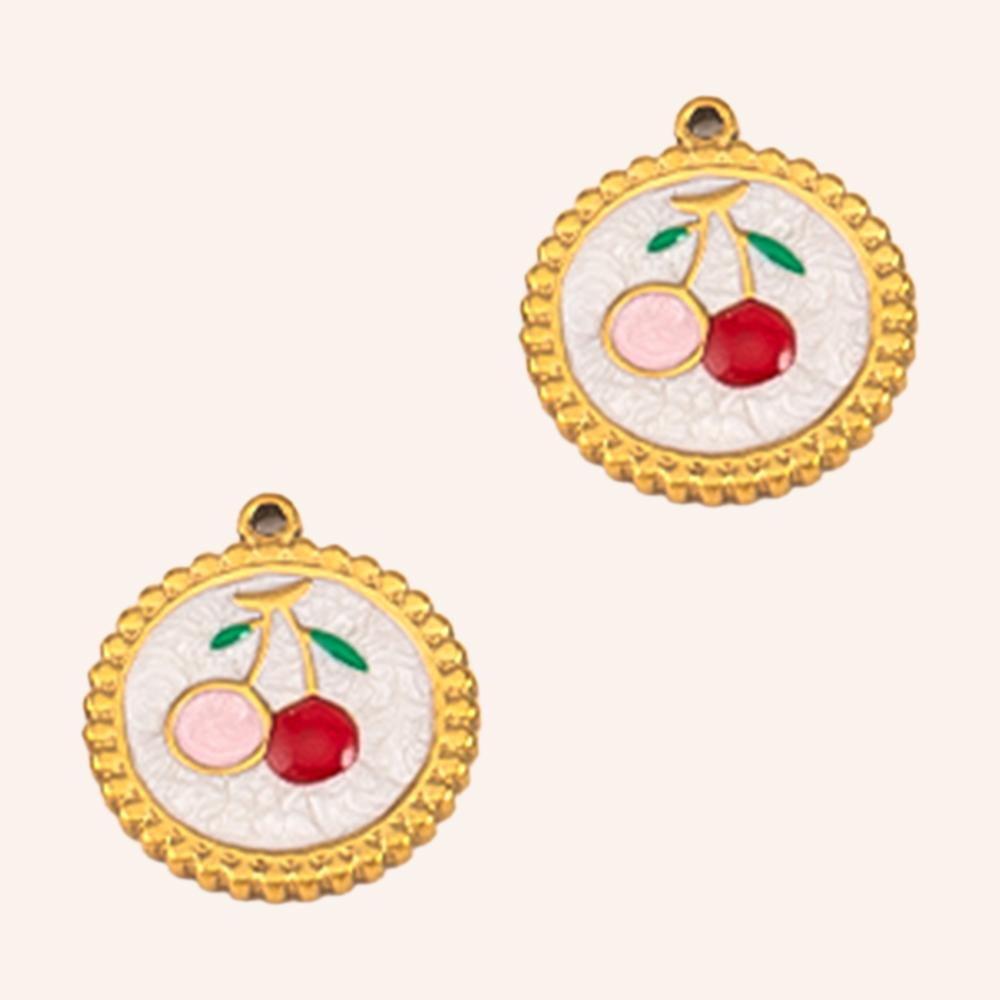 2pcs Sophisticated Style Multi-Color Enamel Oil-Dripping Stainless Steel Pendants For DIY Necklaces Jewelry Supplies Materials 2pcs
2pcs Sophisticated Style Multi-Color Enamel Oil-Dripping Stainless Steel Pendants For DIY Necklaces Jewelry Supplies Materials 2pcs