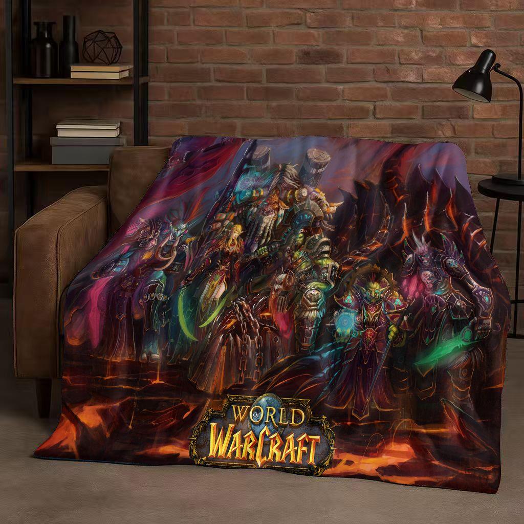 3D WOW World of Warcraft Game Demon Hunter Arthas Cartoon Flannel Blanket,Ultra Soft Plush Throw for Home Bedroom Bed Sofa Cover 150x180cm
3D WOW World of Warcraft Game Demon Hunter Arthas Cartoon Flannel Blanket,Ultra Soft Plush Throw for Home Bedroom Bed Sofa Cover 150x180cm