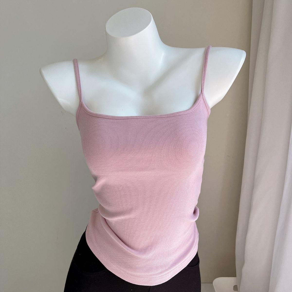 9-Color Ribbed Spaghetti Strap Top: Reversible French Square Neck, Conceals Underarm Areas S 70-90 lbs
9-Color Ribbed Spaghetti Strap Top: Reversible French Square Neck, Conceals Underarm Areas S 70-90 lbs