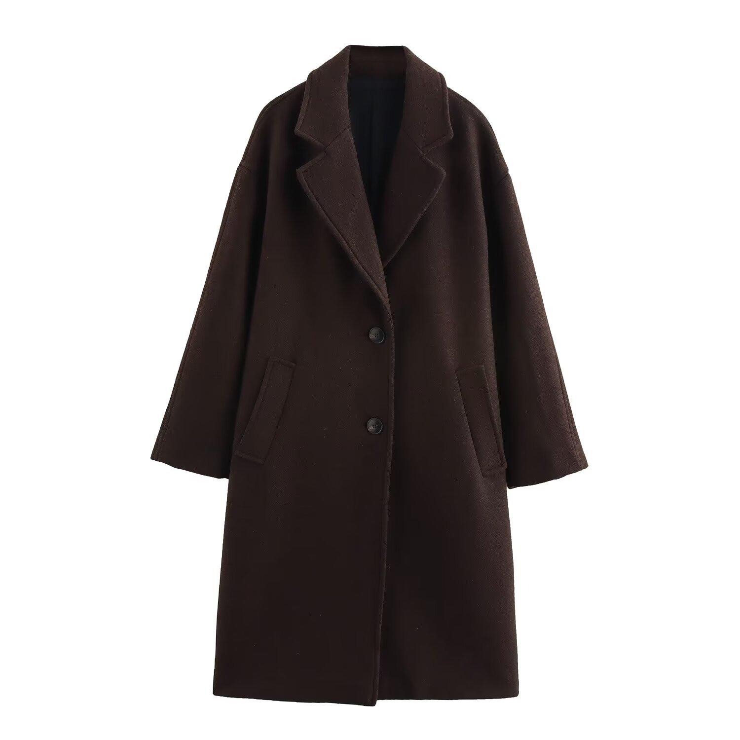 2024 Autumn/Winter High-End European & American Versatile Woolen Loose Long Coat Medium
2024 Autumn/Winter High-End European & American Versatile Woolen Loose Long Coat Medium