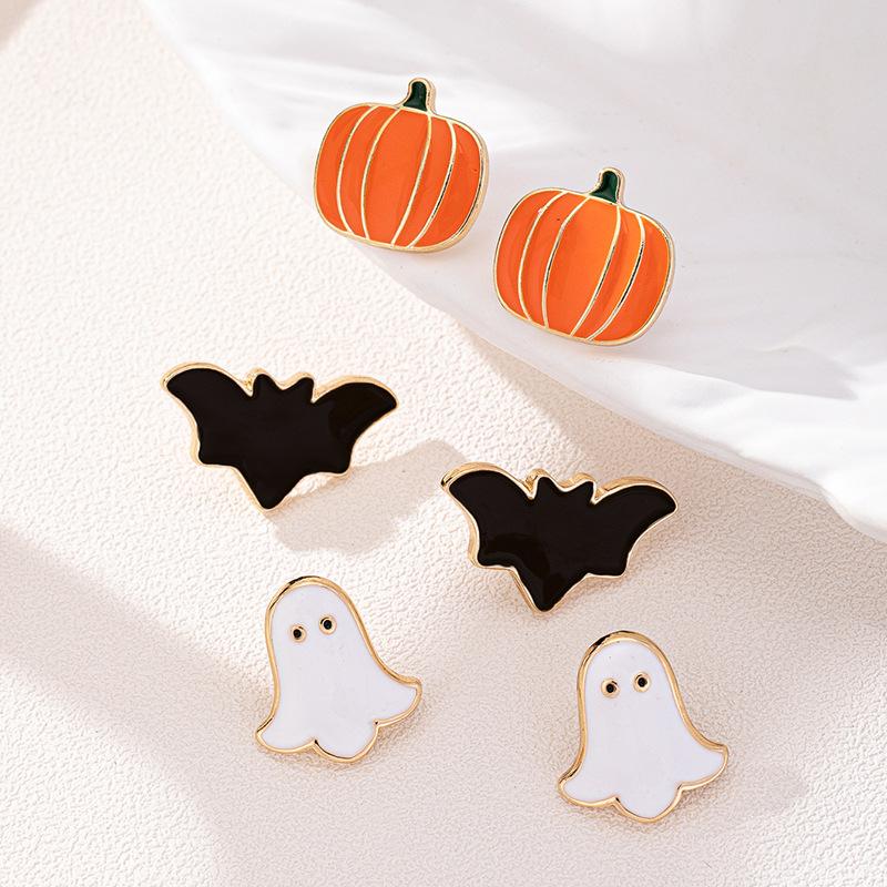 18 Pair Halloween Combination Earrings Set for Women Ghost Pumpkin Bat Skull Star Pearl Rhinestone Earring Girls Party Zircon
18 Pair Halloween Combination Earrings Set for Women Ghost Pumpkin Bat Skull Star Pearl Rhinestone Earring Girls Party Zircon