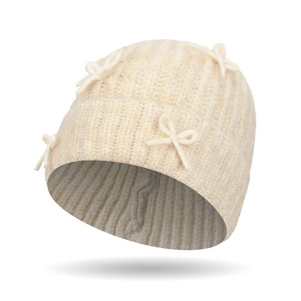 Sweet Thick Knitted Beanie Hat Bowknot Warm Woolen Pullover Hat Solid Color Korean Style Korean Sweet Bow Hat Outdoor светло-бежевый
Sweet Thick Knitted Beanie Hat Bowknot Warm Woolen Pullover Hat Solid Color Korean Style Korean Sweet Bow Hat Outdoor светло-бежевый