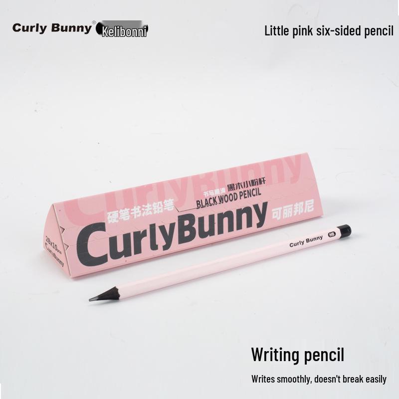 Curly Bunny Pink HB Hexagonal Pencil for First Grade Students - Durable and Easy-to-Use Writing Practice 2B Pencil HB
Curly Bunny Pink HB Hexagonal Pencil for First Grade Students - Durable and Easy-to-Use Writing Practice 2B Pencil HB