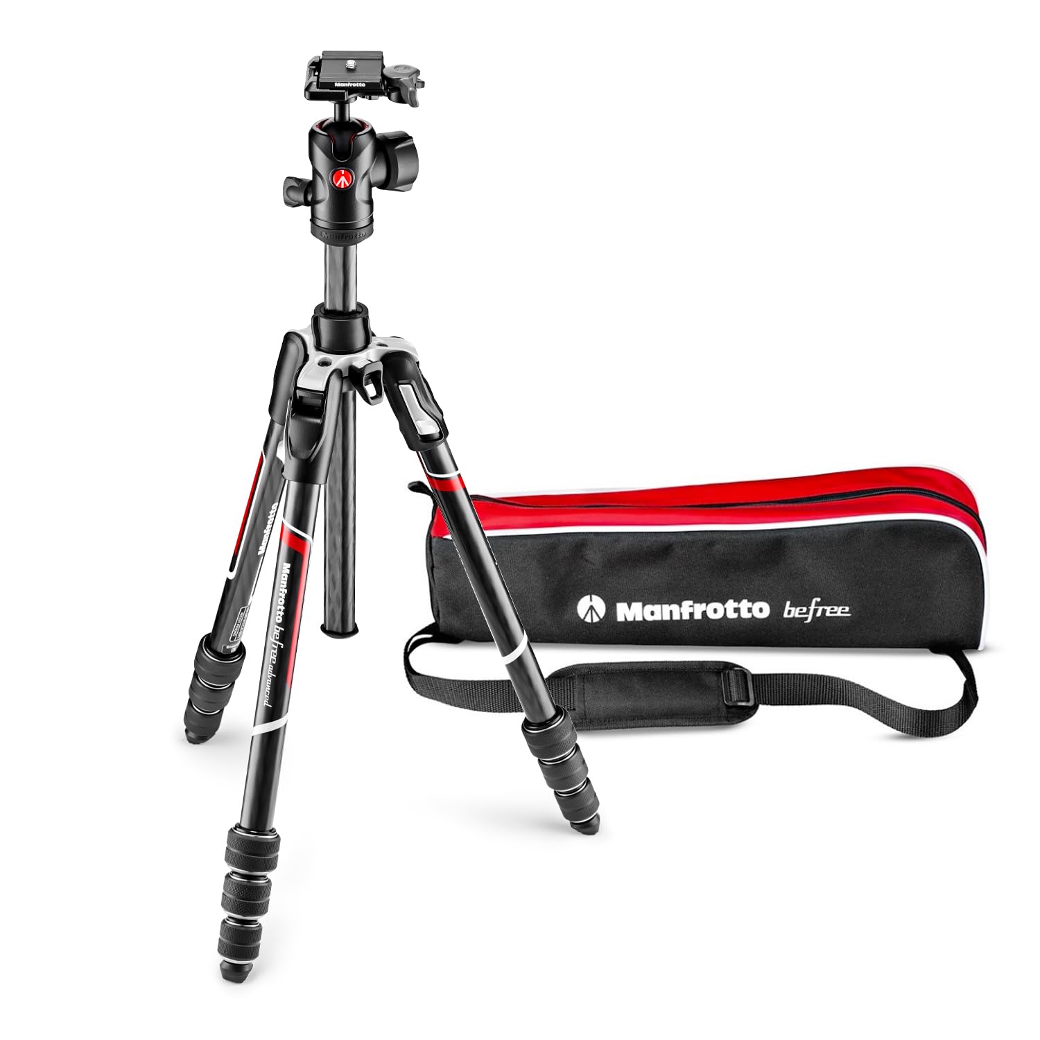 Vitec Imaging Manfrotto Tripod Befree Advance Carbon Free Head T Tripod Kit Black Fully extended height 150cm Extended height 127cm Retracted length чорний
Vitec Imaging Manfrotto Tripod Befree Advance Carbon Free Head T Tripod Kit Black Fully extended height 150cm Extended height 127cm Retracted length чорний