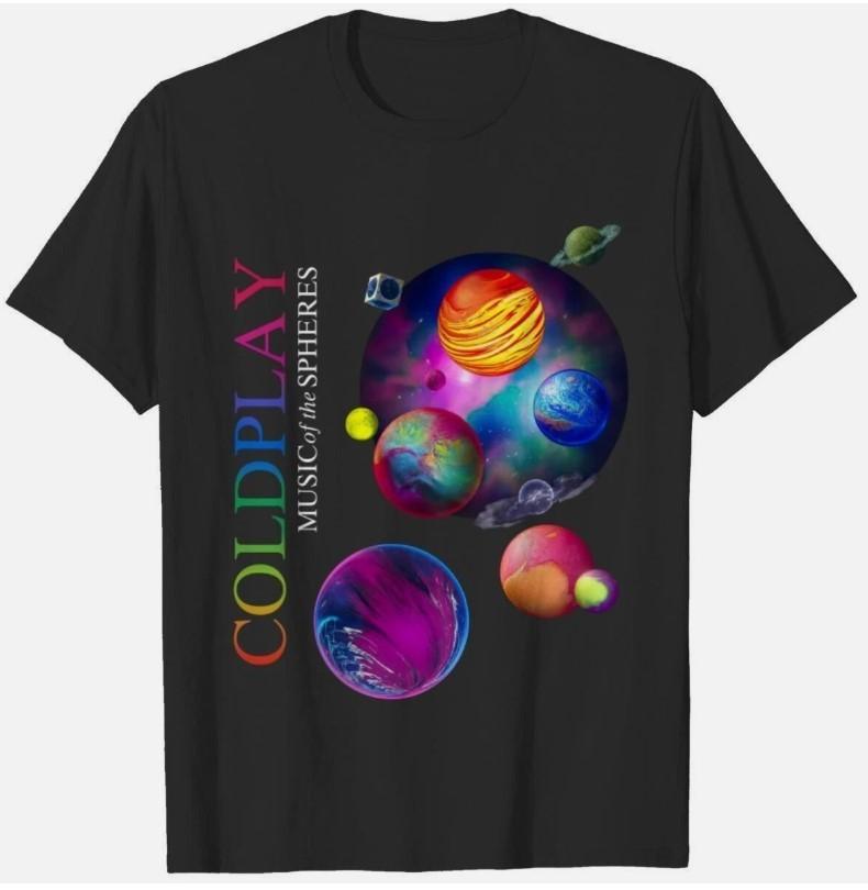 Coldplay Music of the Spheres Tour 2025 Black T-Shirt Gift Fans Music T-Shirt Unisex T-Shirt S
Coldplay Music of the Spheres Tour 2025 Black T-Shirt Gift Fans Music T-Shirt Unisex T-Shirt S