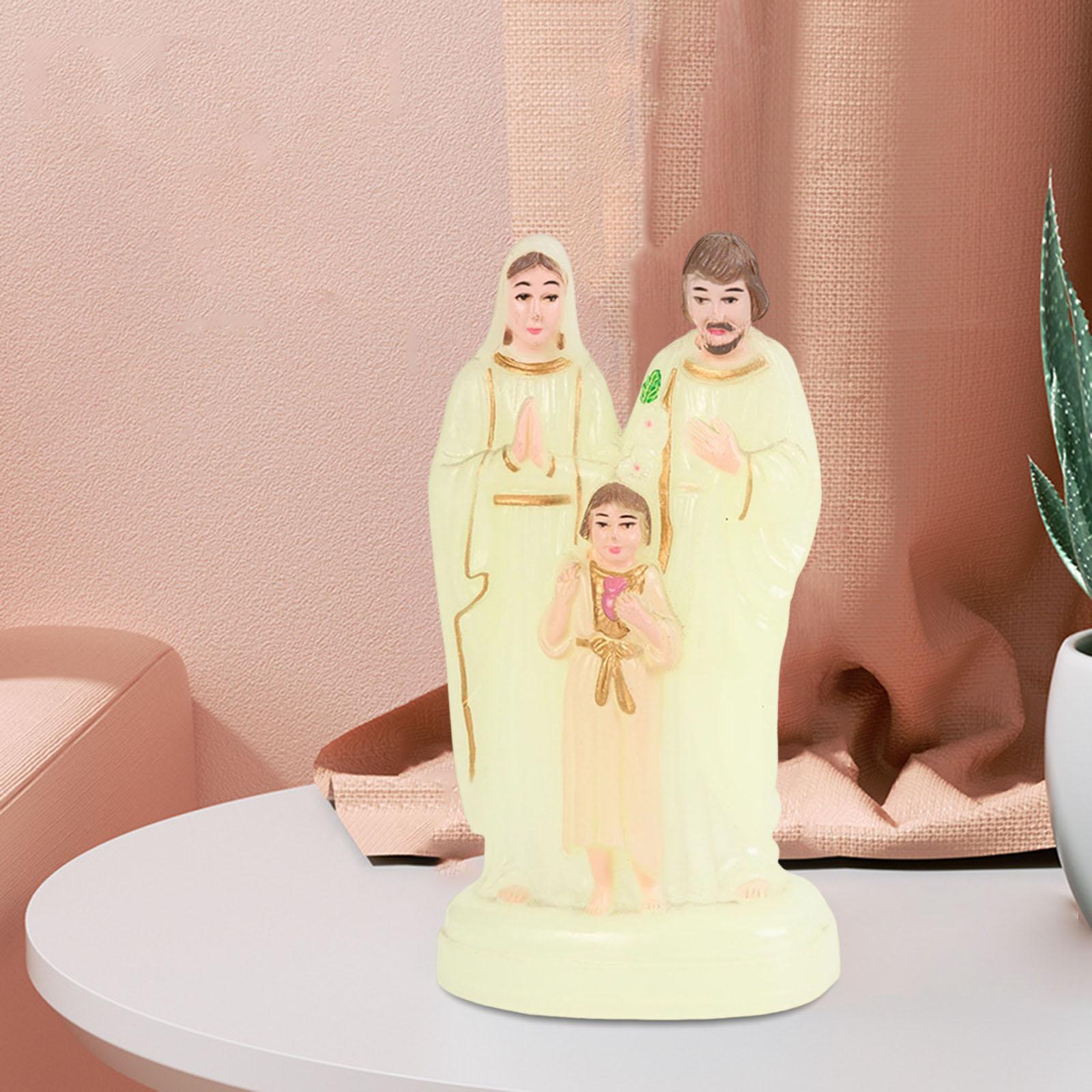 Holy Family with Child Statue Religious Figurine Collection Crafts Christian Home Life of Christ Gift Ornament for Desktop
Holy Family with Child Statue Religious Figurine Collection Crafts Christian Home Life of Christ Gift Ornament for Desktop