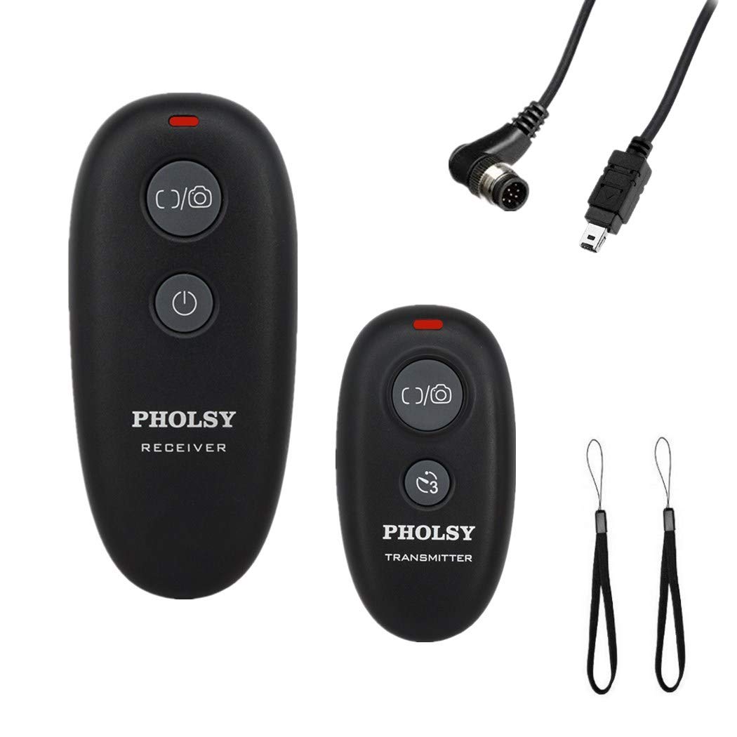 PHOLSY Wireless Remote Control Shutter Release Switch for Nikon D500 Z8, Z9, Z5, Z7, Z7-II, Z6, Z6-II, D750, D780, D7500, D7200, D5600, D5500, P7700, чорний
PHOLSY Wireless Remote Control Shutter Release Switch for Nikon D500 Z8, Z9, Z5, Z7, Z7-II, Z6, Z6-II, D750, D780, D7500, D7200, D5600, D5500, P7700, чорний