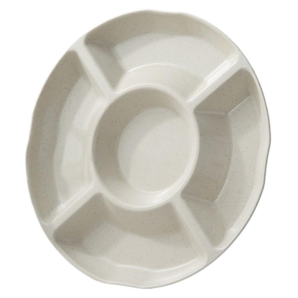 Весенний фестиваль конфетная тарелка 5 отделений большая емкость круглая закуска фрукты орехи еда сервировочный поднос держатель для тарелок кухонные принадлежности M