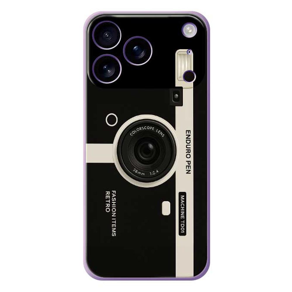 For iPhone 17 Pro Case Colorscope Lens Pattern Printing Straight Edge TPU Phone Back Cover Purple
For iPhone 17 Pro Case Colorscope Lens Pattern Printing Straight Edge TPU Phone Back Cover Purple