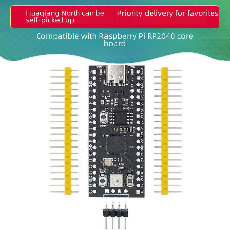 Основна плата YD-RP2040: Сумісний із Raspberry Pi Pico RP2 для MicroPython YD-RP2040 core development board 4mb
Основна плата YD-RP2040: Сумісний із Raspberry Pi Pico RP2 для MicroPython YD-RP2040 core development board 4mb