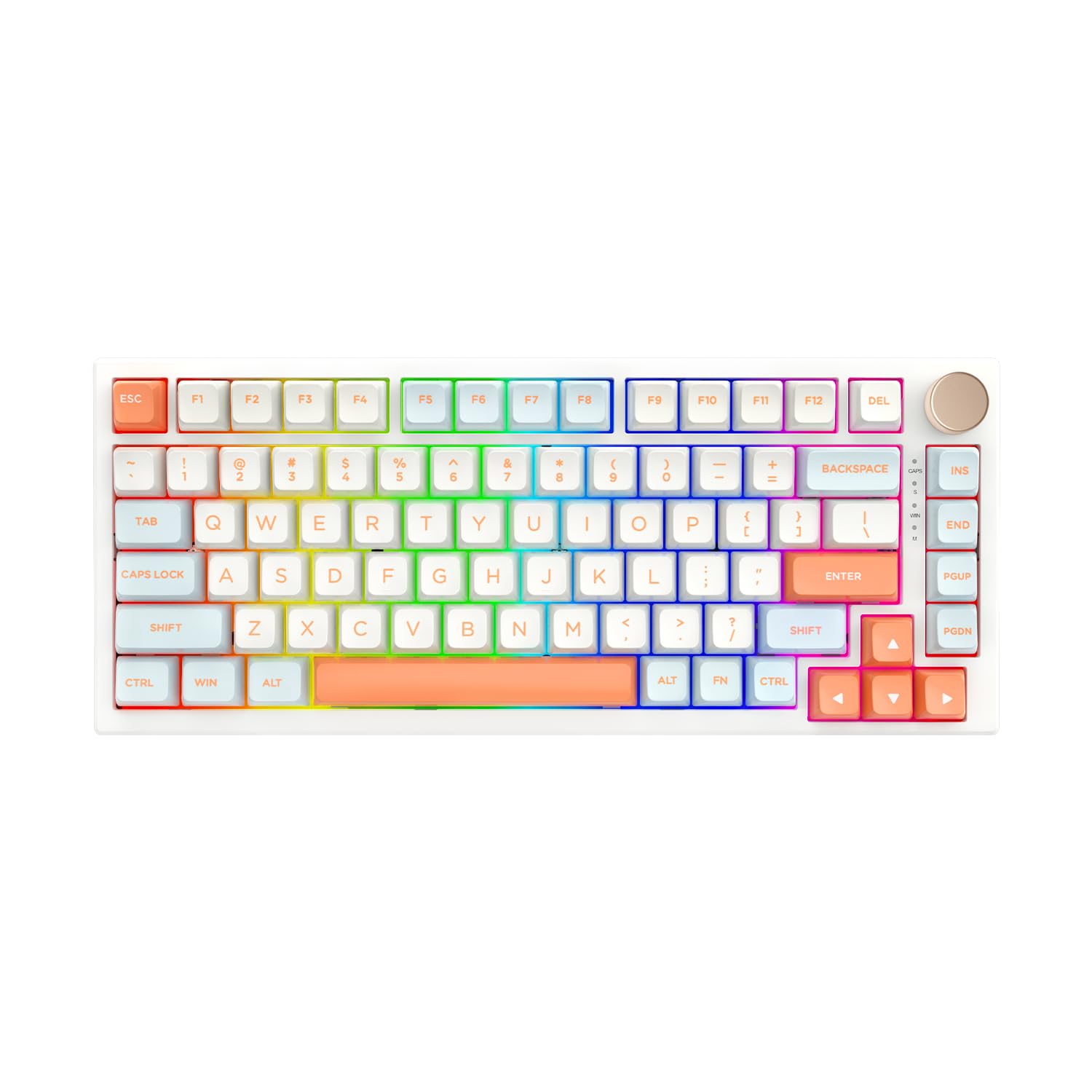Ігрова клавіатура VGN N75 Dynamic Silver Jelly Orange Механічне підключення поворотної ручки Tenkeyless Розкладка англійською мовою Гарантія 1 рік USB-C помаранчевий
Ігрова клавіатура VGN N75 Dynamic Silver Jelly Orange Механічне підключення поворотної ручки Tenkeyless Розкладка англійською мовою Гарантія 1 рік USB-C помаранчевий