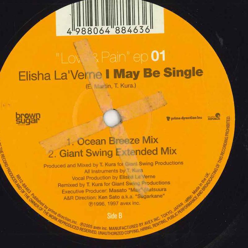 12inch Record ELISHA LA VERNE - Love & Pain Ep 01 RR1288463 AVEX 2005 Japan Rap & Hip-Hop/R&B Used
12inch Record ELISHA LA VERNE - Love & Pain Ep 01 RR1288463 AVEX 2005 Japan Rap & Hip-Hop/R&B Used