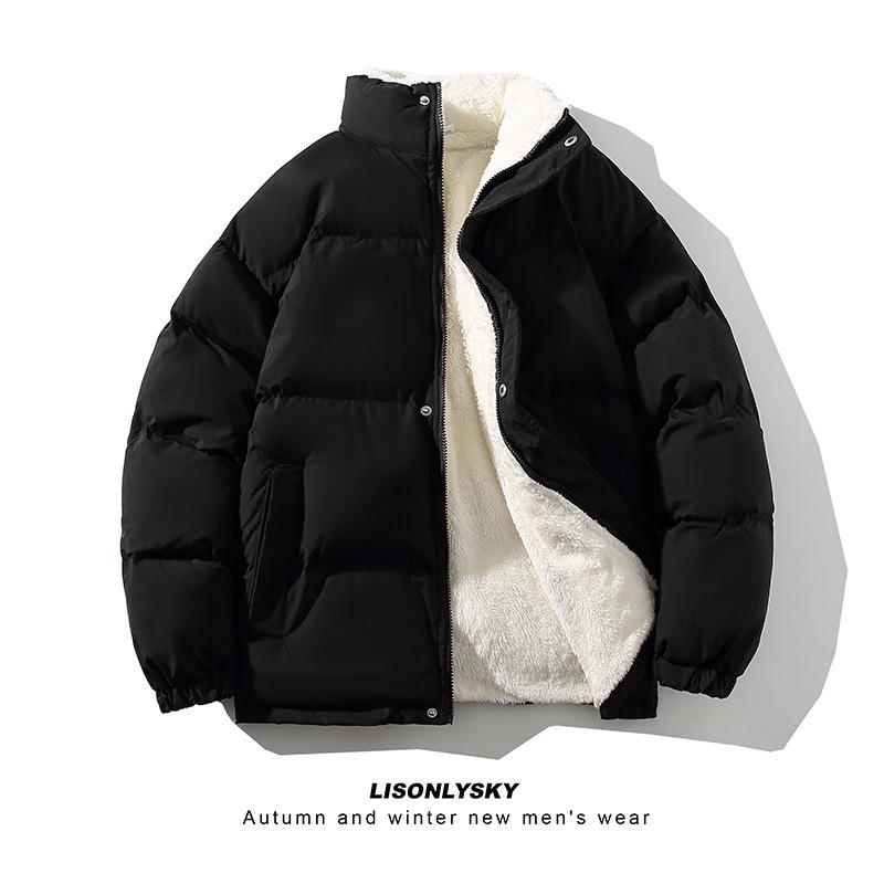 2022 Men s Plus Size Velvet Cotton Jacket - Korean Style Stand Collar, Thick and Warm Casual Outerwear 3XL
2022 Men s Plus Size Velvet Cotton Jacket - Korean Style Stand Collar, Thick and Warm Casual Outerwear 3XL