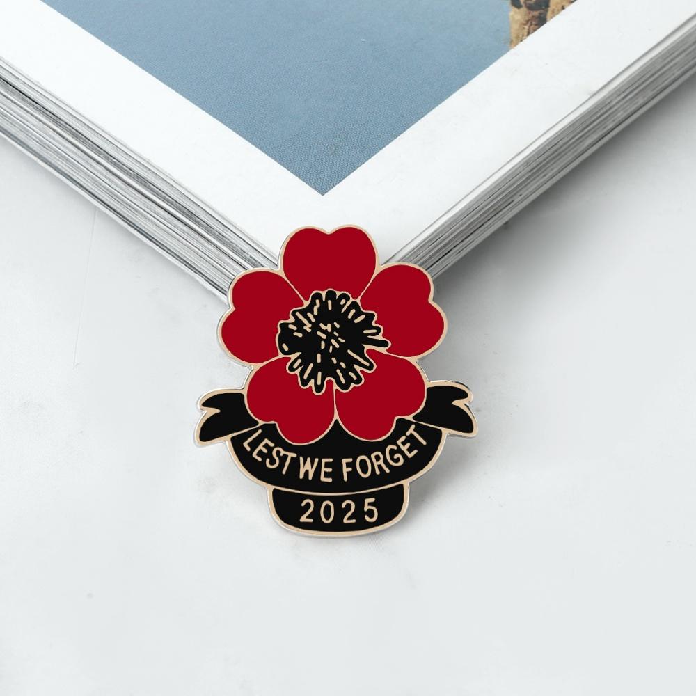 Flower Red Poppy Enamel Pin Letter LEST WE FORGET Vintage Brooches for Women Men Lapel Backpack Badge Memorial Day Gifts Jewelry
Flower Red Poppy Enamel Pin Letter LEST WE FORGET Vintage Brooches for Women Men Lapel Backpack Badge Memorial Day Gifts Jewelry