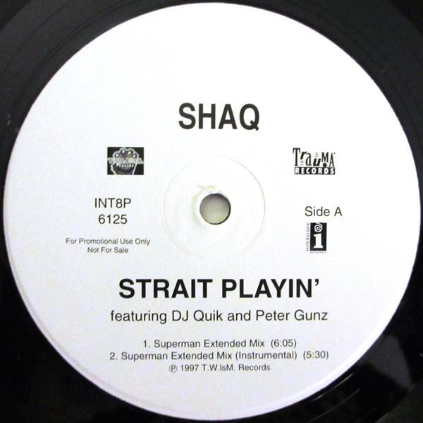12inch Record SHAQUILLE O NEAL - Strait Playin INT8P6125 Interscope Reco 1997 US Rap & Hip-Hop/R&B Used
12inch Record SHAQUILLE O NEAL - Strait Playin INT8P6125 Interscope Reco 1997 US Rap & Hip-Hop/R&B Used