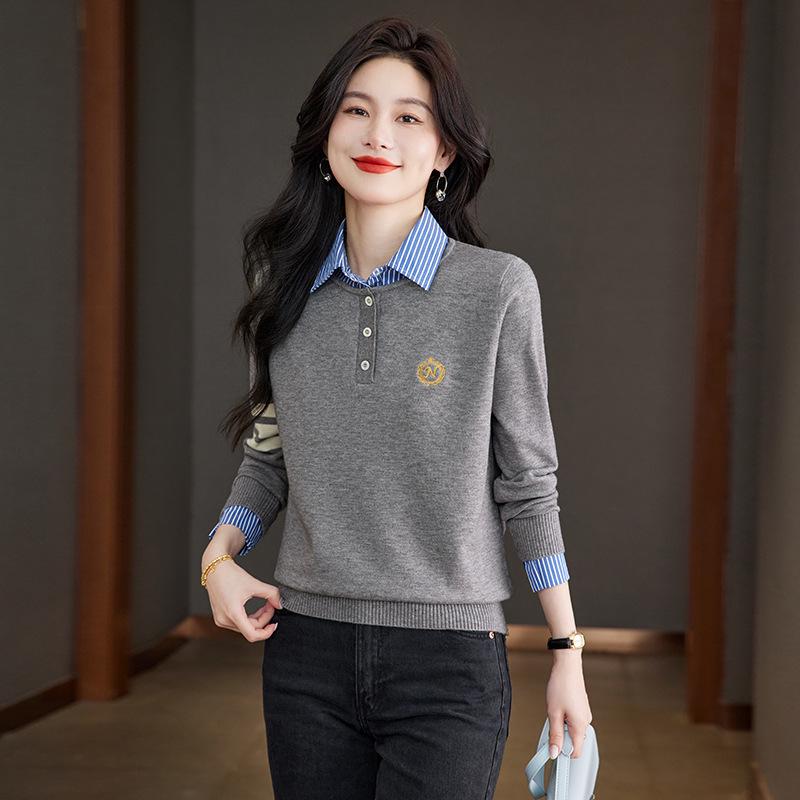 2025 Autumn Fashion Women s Faux Two-Piece Knitted Sweater - Versatile and Stylish Top XL хизер серый
2025 Autumn Fashion Women s Faux Two-Piece Knitted Sweater - Versatile and Stylish Top XL хизер серый