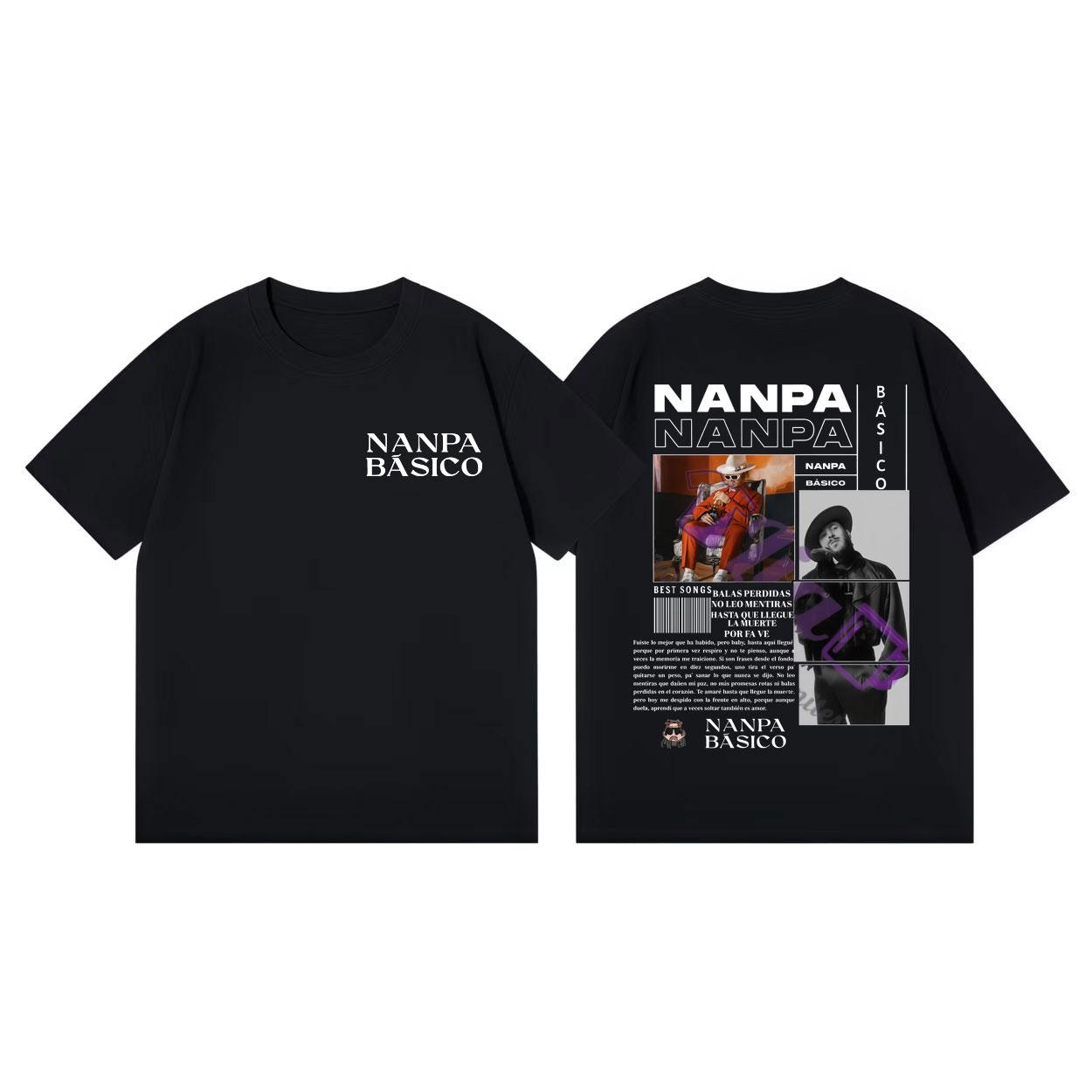 Rapper Nanpa Basico Merch T Shirt Men Women Clothing Fashion Hip Hop Short Sleeve Tshirt Summer Casual Loose Cotton Tshirts 4XL
Rapper Nanpa Basico Merch T Shirt Men Women Clothing Fashion Hip Hop Short Sleeve Tshirt Summer Casual Loose Cotton Tshirts 4XL