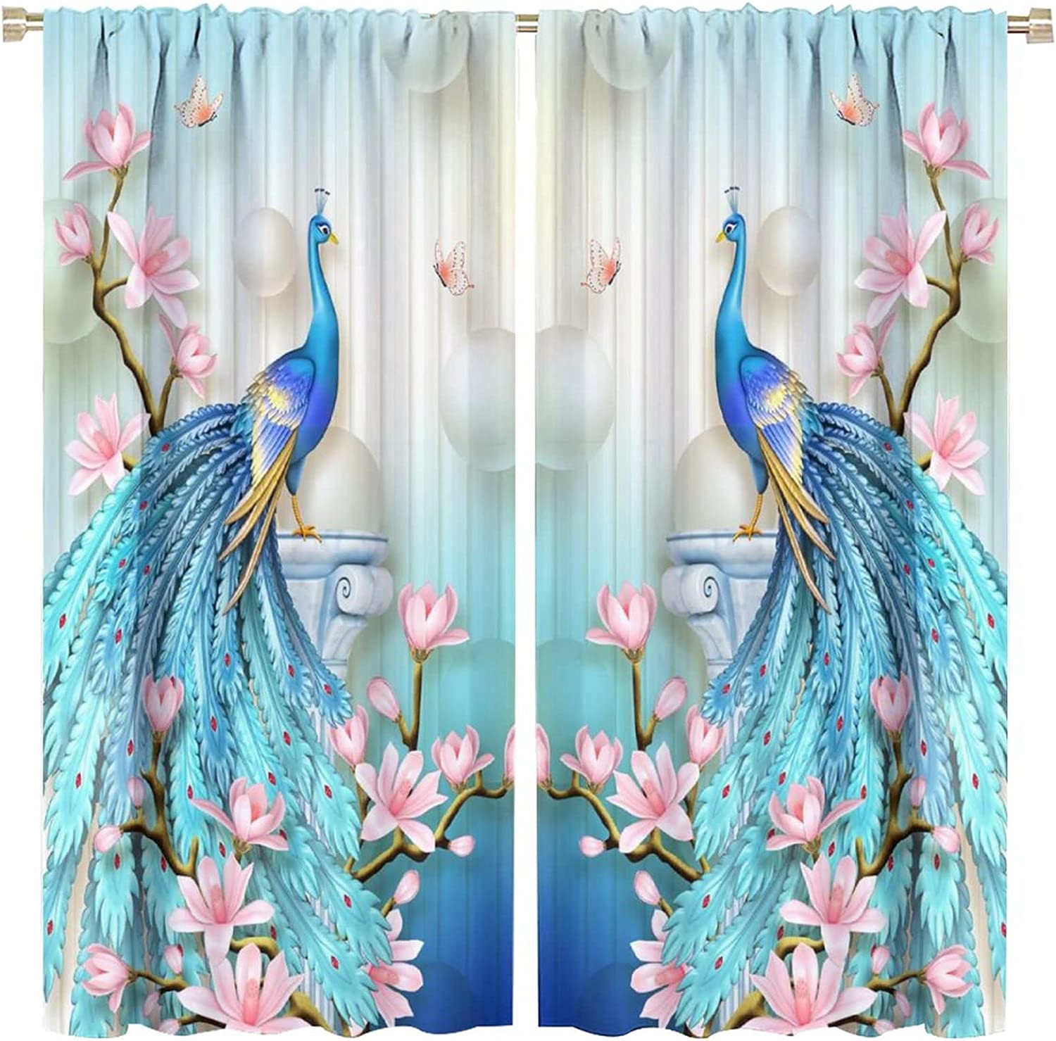 1/2pcs Golden Peacock Printed Polyester Fiber Chinese Curtains For Bedroom Office Kitchen Living Room Study Hoom 1x50W60H(CM)&Hook
1/2pcs Golden Peacock Printed Polyester Fiber Chinese Curtains For Bedroom Office Kitchen Living Room Study Hoom 1x50W60H(CM)&Hook
