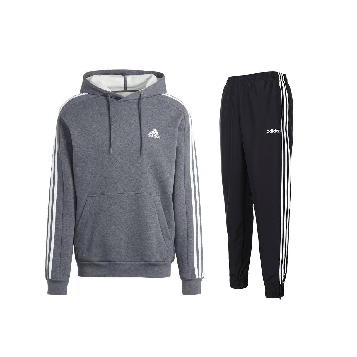 Adidas Striped Color Block Long Sleeve Hooded Sweatshirt And Loose Cuffed Knit Jogger Set Men Sweatshirt Set IJ6475+DZ8488 S
Adidas Striped Color Block Long Sleeve Hooded Sweatshirt And Loose Cuffed Knit Jogger Set Men Sweatshirt Set IJ6475+DZ8488 S