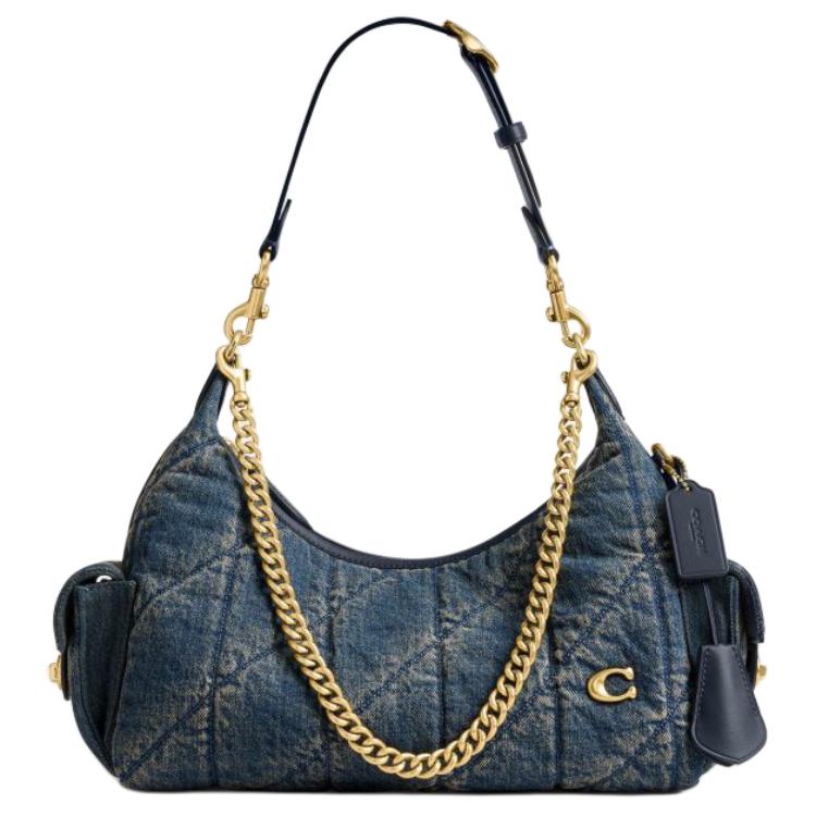 Coach Juliet 30 Denim Quilted Detail Fabric Shoulder Bag Large Women Shoulder Bag Deep-Indigo CDZ72-B4YMW Basic Set (Bag+Dust Bag)
Coach Juliet 30 Denim Quilted Detail Fabric Shoulder Bag Large Women Shoulder Bag Deep-Indigo CDZ72-B4YMW Basic Set (Bag+Dust Bag)