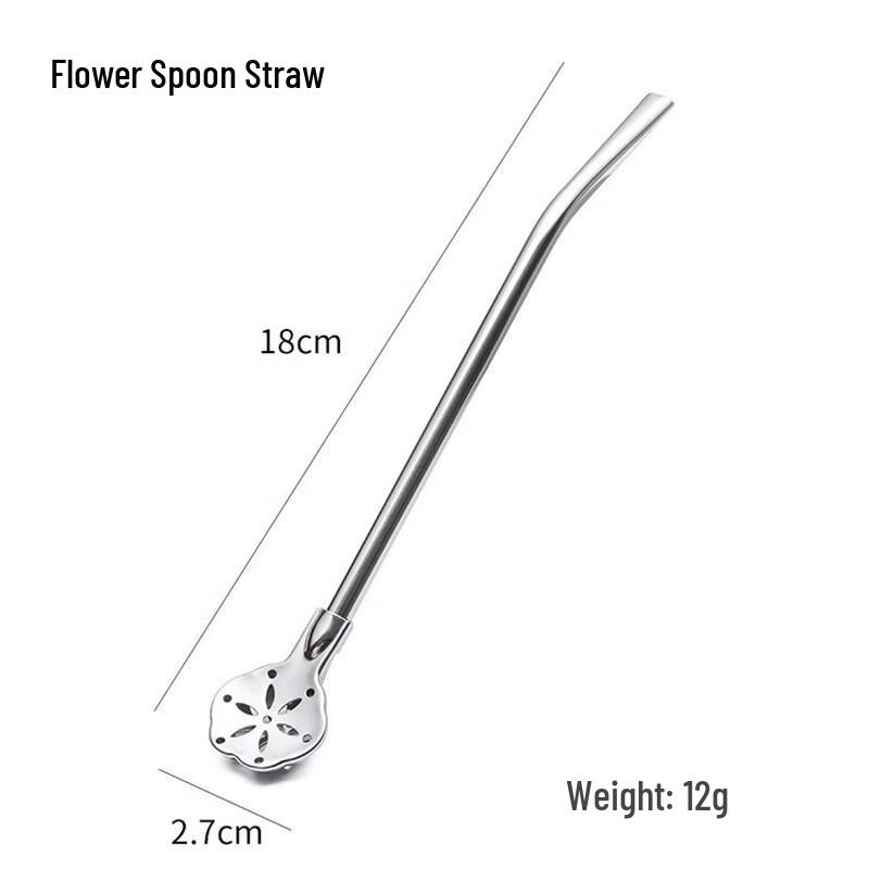 Reusable Stainless Steel Straw Stirring Spoon
Reusable Stainless Steel Straw Stirring Spoon