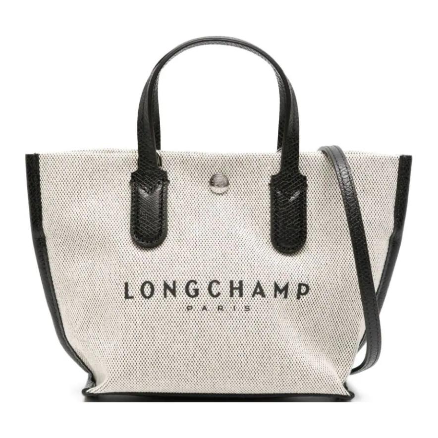 Longchamp Essential Logo Print Snap Closure Cotton Canvas Tote Bag Women Tote Bags Beige Black 10259HSG037 Basic Set (Bag)
Longchamp Essential Logo Print Snap Closure Cotton Canvas Tote Bag Women Tote Bags Beige Black 10259HSG037 Basic Set (Bag)
