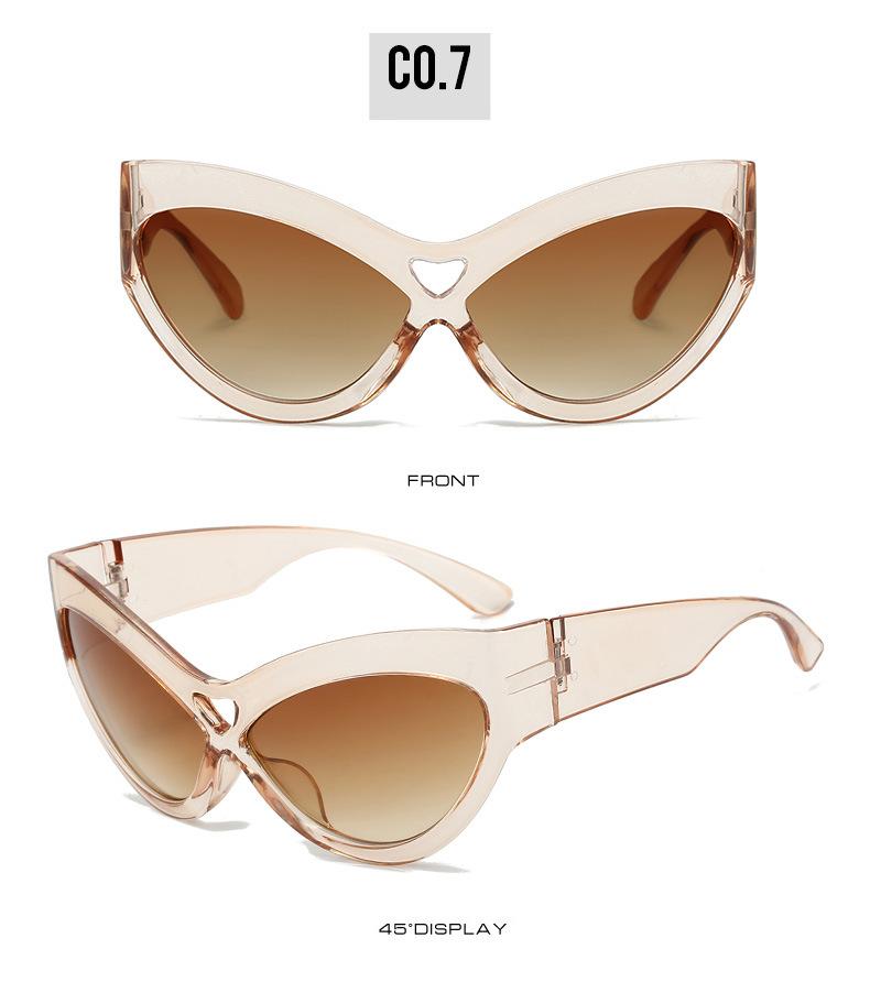 Fashion Y2K Cat Eye Sunglasses Women Retro Big Hollow Eyewear Shades UV400 Trending Wide Legs Men Glasses
Fashion Y2K Cat Eye Sunglasses Women Retro Big Hollow Eyewear Shades UV400 Trending Wide Legs Men Glasses