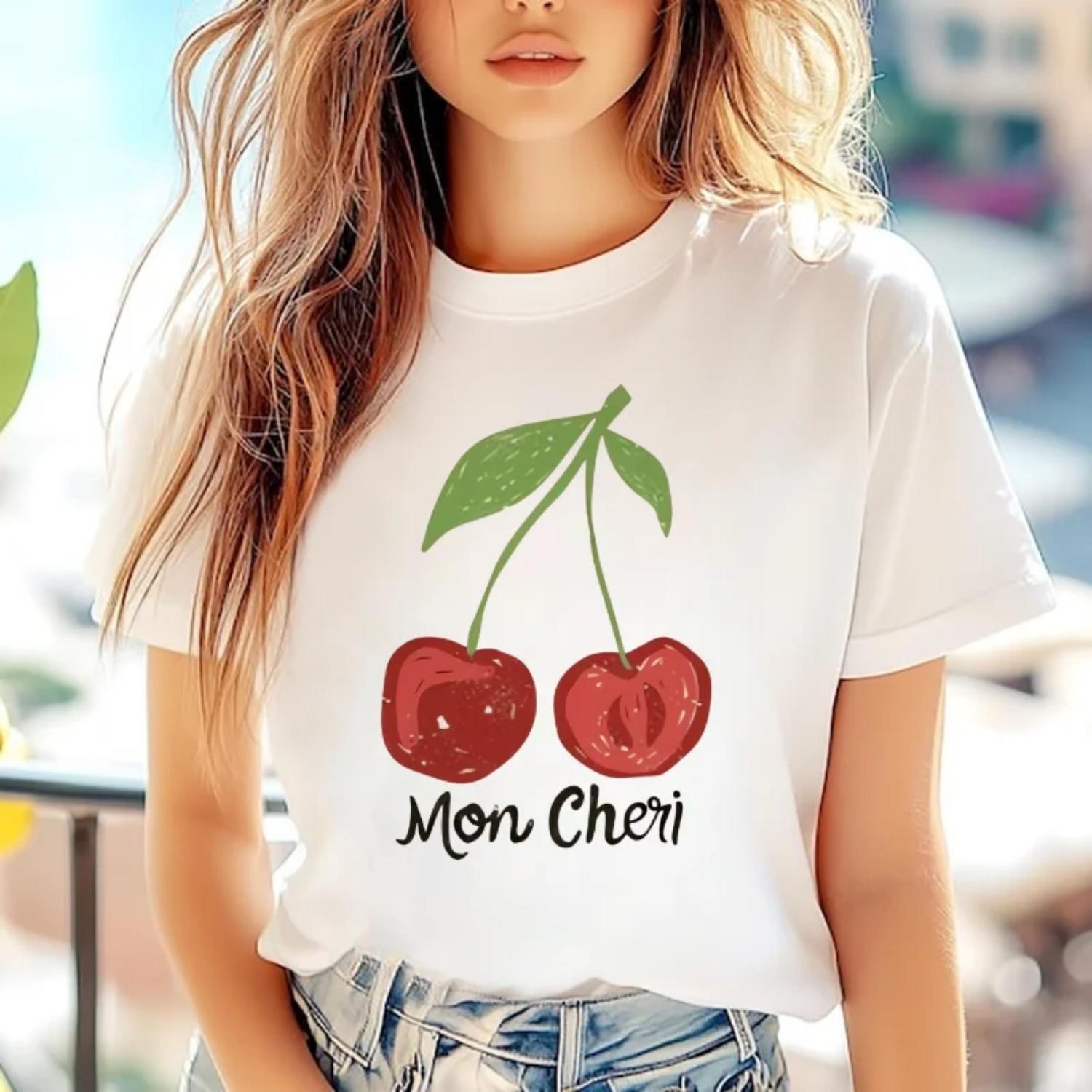 Pattern Red Cherry Print O-Neck Women s Casual Style Summer Top 90s Cartoon Cute New Fashion Versatile Women s Trendy T-Shirt XXXXXL білий
Pattern Red Cherry Print O-Neck Women s Casual Style Summer Top 90s Cartoon Cute New Fashion Versatile Women s Trendy T-Shirt XXXXXL білий