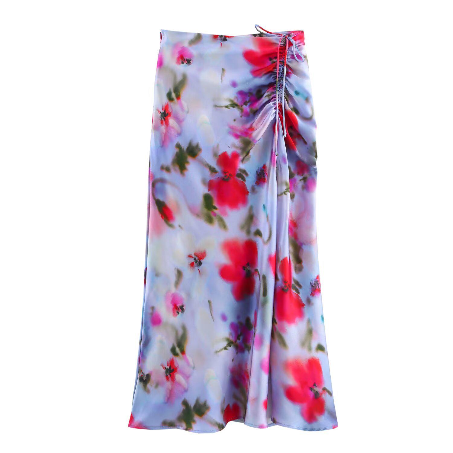2025 Spring/Summer Women s Slim Fit Vacation Midi Skirt with Drawstring Pleated Design and Printed Pattern S фиолетовый
2025 Spring/Summer Women s Slim Fit Vacation Midi Skirt with Drawstring Pleated Design and Printed Pattern S фиолетовый